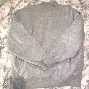 TNA mockneck pullover - in heather grey